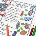 5 Fun Christmas Math Worksheets For Upper Elementary Classrooms For Christmas Shopping Problems With Tax And Discounts Worksheets Answers