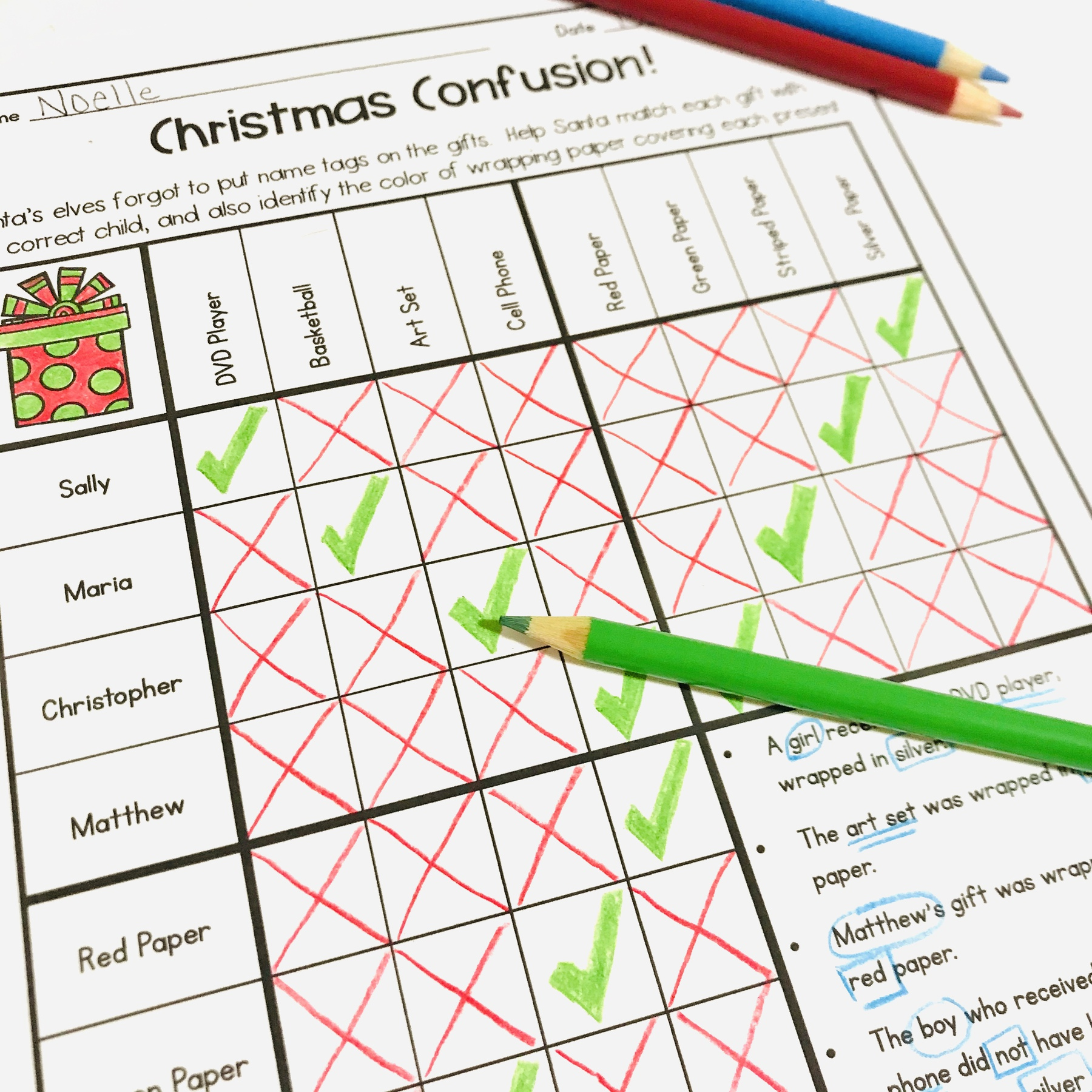 5 Fun Christmas Math Worksheets For Upper Elementary Classrooms intended for A Little Christmas Confusion Worksheets