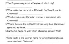 50 Christmas Quiz Questions + Printable Picture Rounds: 2025 with regard to Christmas Carol Trivia Worksheets