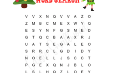 6 Fun Christmas Word Search Free Printables - Cassie Smallwood pertaining to Word Search Worksheets Christmas