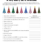 6Th Grade, 7Th Grade, 8Th Grade Christmas Riddle Worksheets, Middle School  Follow Directions, Homeschool Teenagers Inside Free Printable Christmas Worksheets For 6th Grade