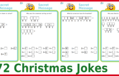 72 Christmas-Themed Secret Message Jokes And Riddles – The Trip throughout Christmas Hidden Message Worksheets