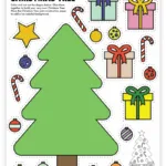 8 Free Printable Christmas Themed Cut And Paste Projects   Pjs And Regarding Cut And Paste Christmas Tree Worksheets