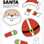 8 Free Printable Christmas Themed Cut And Paste Projects   Pjs And With Regard To Color Cut And Paste Christmas Worksheets