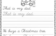 9 Cursive Handwriting Worksheets Ideas | Cursive Handwriting within Christmas Cursive Writing Worksheets