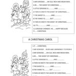 A Christmas Carol: English Esl Worksheets Pdf & Doc In A Christmas Carol Activities And Worksheets