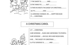 A Christmas Carol: English Esl Worksheets Pdf & Doc throughout A Christmas Carol Movie Worksheets