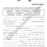 A Christmas Carol   Esl Worksheetyppos59 Pertaining To A Christmas Carol Worksheets Free