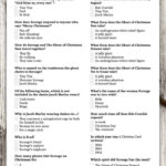 A Christmas Carol Quiz With Christmas Carol Trivia Worksheets Answers