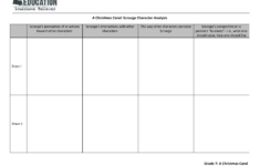 A Christmas Carol: Scrooge Character Analysis Worksheet intended for A Christmas Carol Character Analysis Worksheets