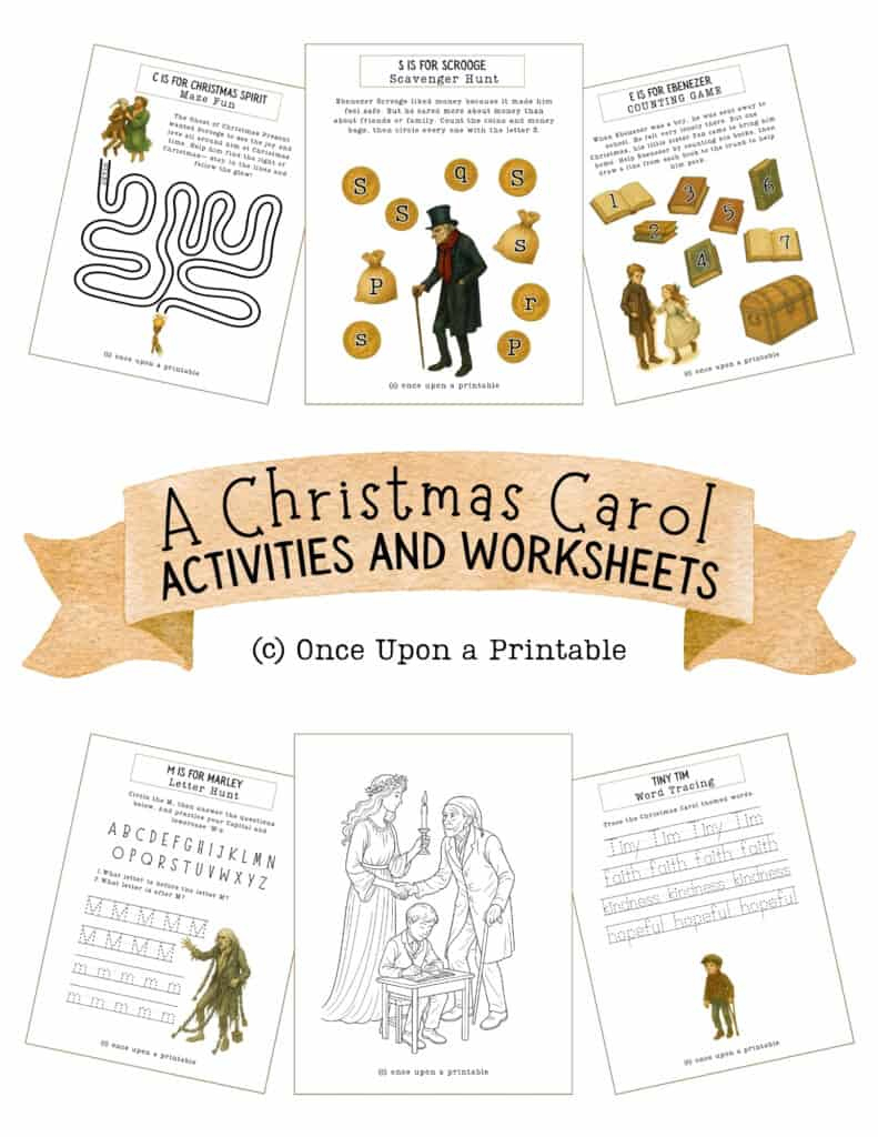A Christmas Carol Worksheets (Free Printables) - Once Upon A Printable inside Christmas Carol Worksheets Free
