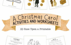 A Christmas Carol Worksheets (Free Printables) - Once Upon A Printable intended for Got the Christmas Spirit Worksheets