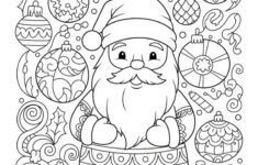 A Christmas Coloring Page - Fun And Festive Printable for Christmas Coloring Worksheets