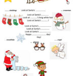 A Happy Christmas Song!: English Esl Worksheets Pdf & Doc Regarding Christmas Song Worksheets With Pictures