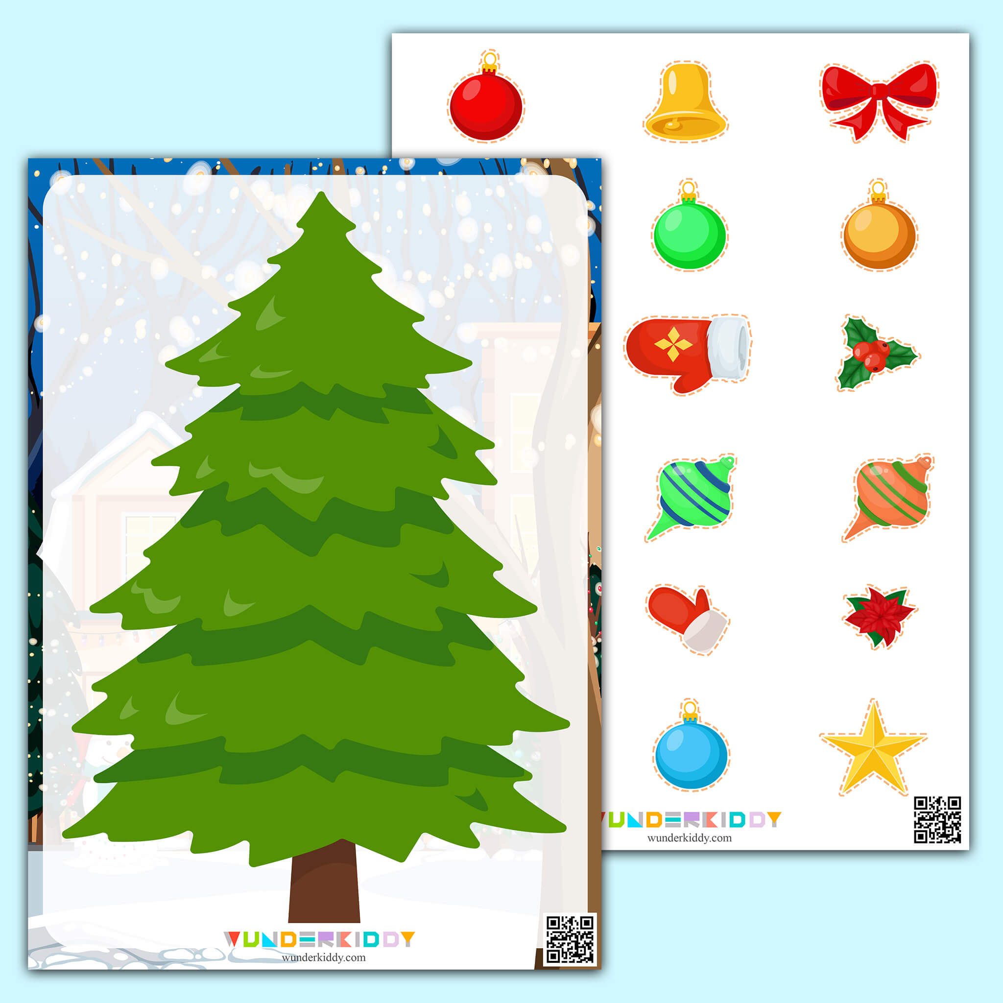 Activity Sheet «Decorating The Christmas Tree» - Printable Pdf To intended for Decorate Christmas Tree Worksheets
