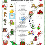 All About Christmas Worksheet   Matching   Esl Worksheetkarateunsu Pertaining To All About Christmas Worksheets