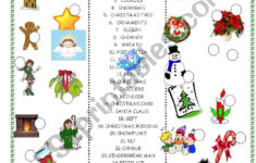 All About Christmas Worksheet - Matching - Esl Worksheetkarateunsu pertaining to All About Christmas Worksheets