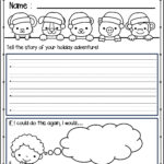 All About My Holiday   Kindergarten Creative Writing   Free Pdf With What Christmas Means To Me Worksheets