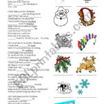 All I Want For Christmas Is You   Esl Worksheetcelineclark In All I Want For Christmas Is You Worksheets