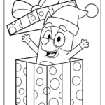 Bluey Christmas Coloring Pages (22 Free Printable Pdfs) Intended For Christmas Coloring Worksheets