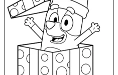 Bluey Christmas Coloring Pages (22 Free Printable Pdfs) intended for Christmas Coloring Worksheets