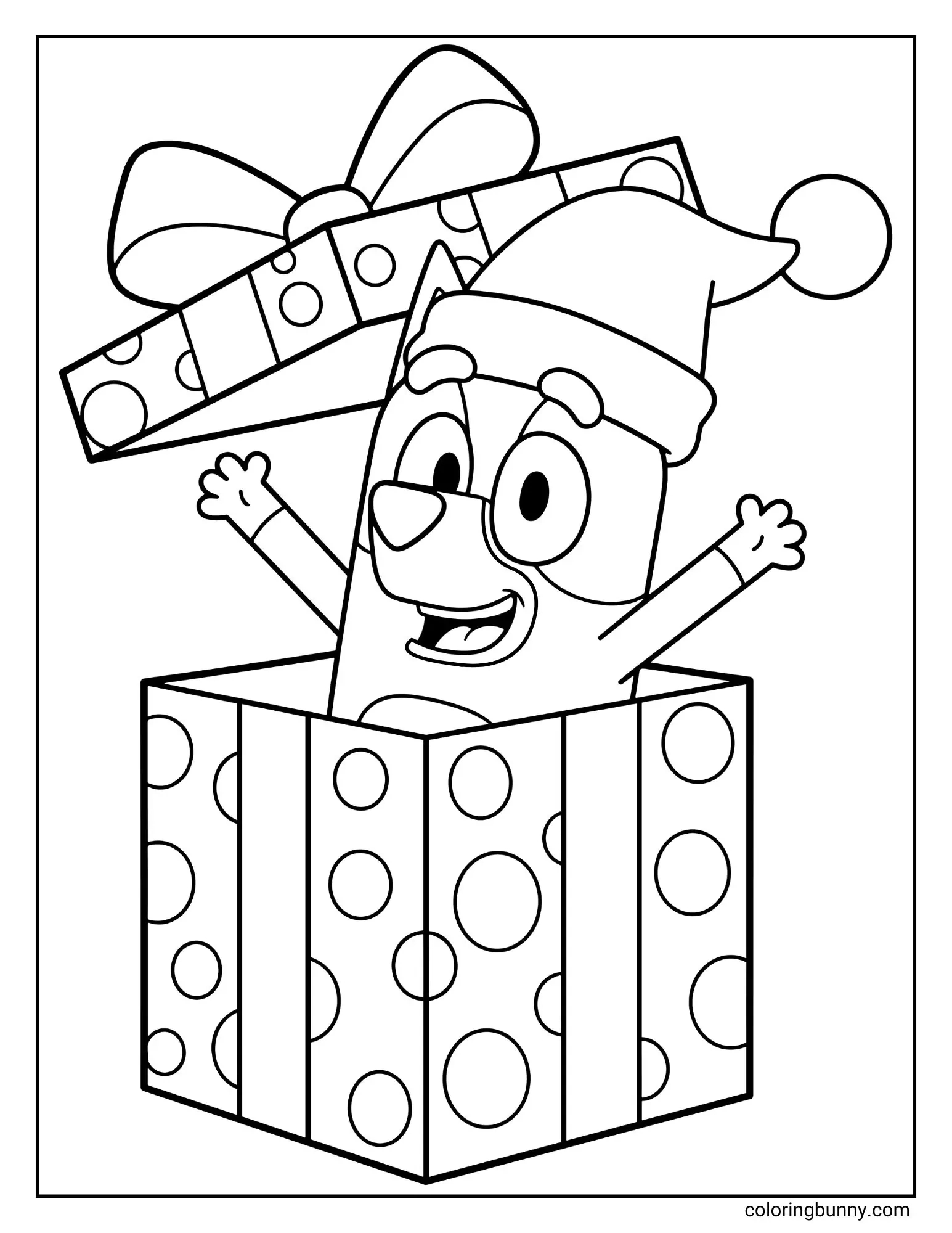 Bluey Christmas Coloring Pages (22 Free Printable Pdfs) intended for Christmas Coloring Worksheets