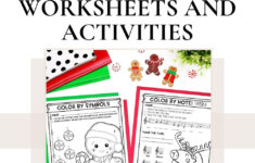 Bundle Of 4 Awesome Christmas Music Worksheets And Activities with Christmas Music Worksheets Free