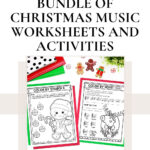 Bundle Of 4 Awesome Christmas Music Worksheets And Activities With Free Christmas Music Worksheets