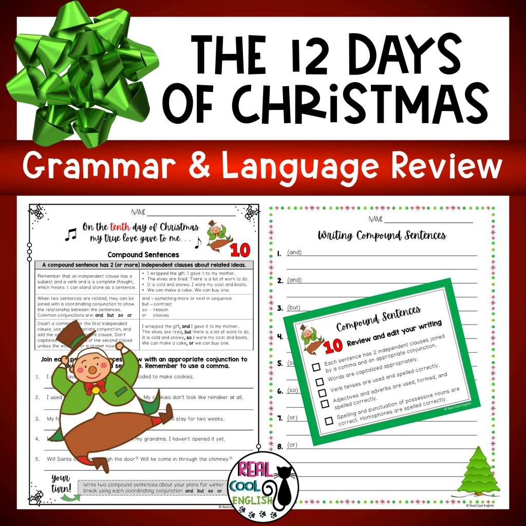 Christmas Activities To Get Students Thinking! - Real Cool English regarding Christmas Themed Grammar Worksheets