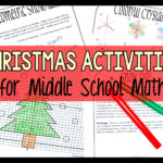 Christmas Activity Worksheets For Middle School Math   Make Sense Pertaining To Middle School Christmas Math Worksheets