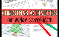 Christmas Activity Worksheets For Middle School Math – Make Sense pertaining to Middle School Christmas Math Worksheets
