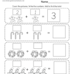 Christmas Addition Worksheet   Free Printable, Digital, & Pdf Throughout Math Christmas Worksheets For Kindergarten