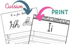 Christmas Alphabet Handwriting Worksheets - Mama Teaches inside Christmas Cursive Handwriting Worksheets