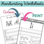 Christmas Alphabet Handwriting Worksheets   Mama Teaches With Regard To Free Christmas Handwriting Worksheets