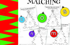 Christmas Alphabet Letter Matching inside Christmas Letter Matching Worksheets