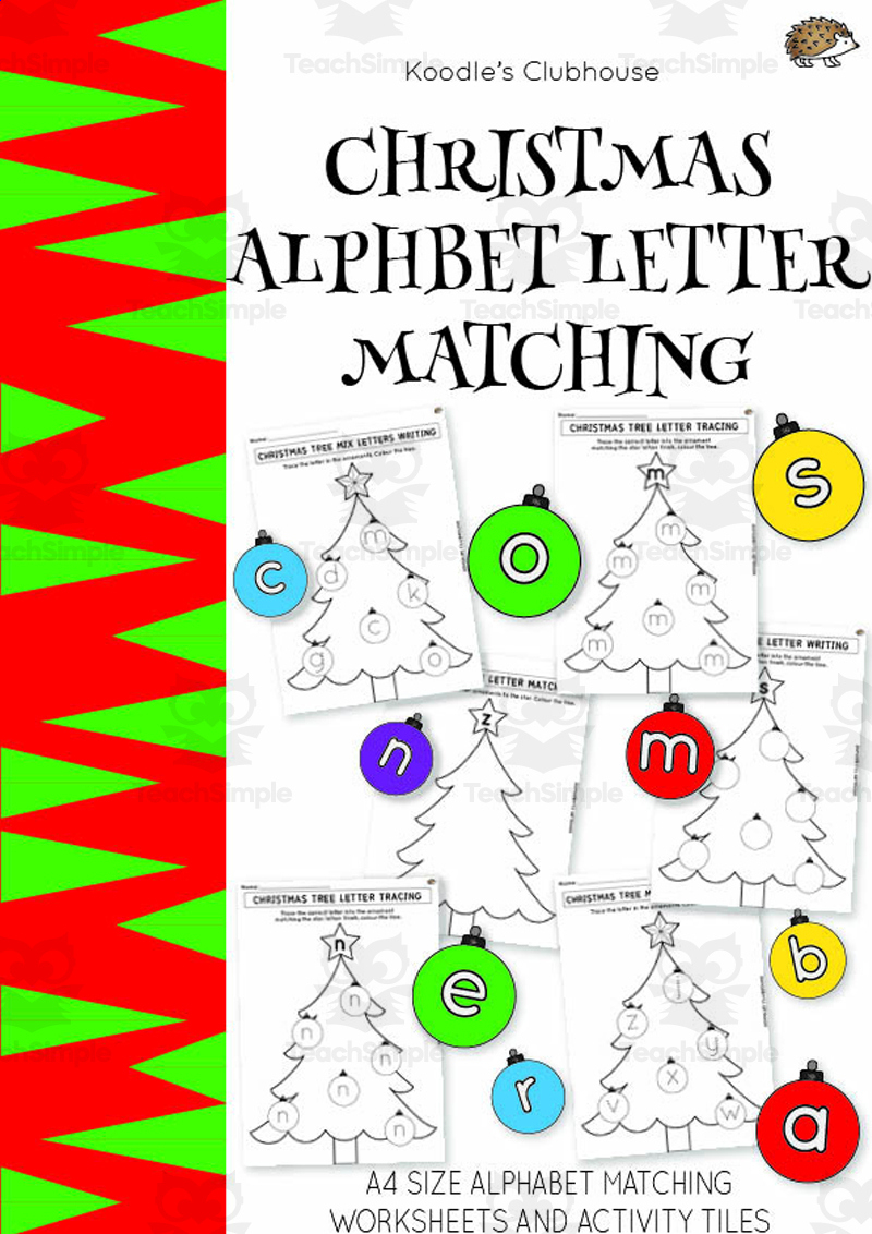 Christmas Alphabet Letter Matching inside Christmas Letter Matching Worksheets