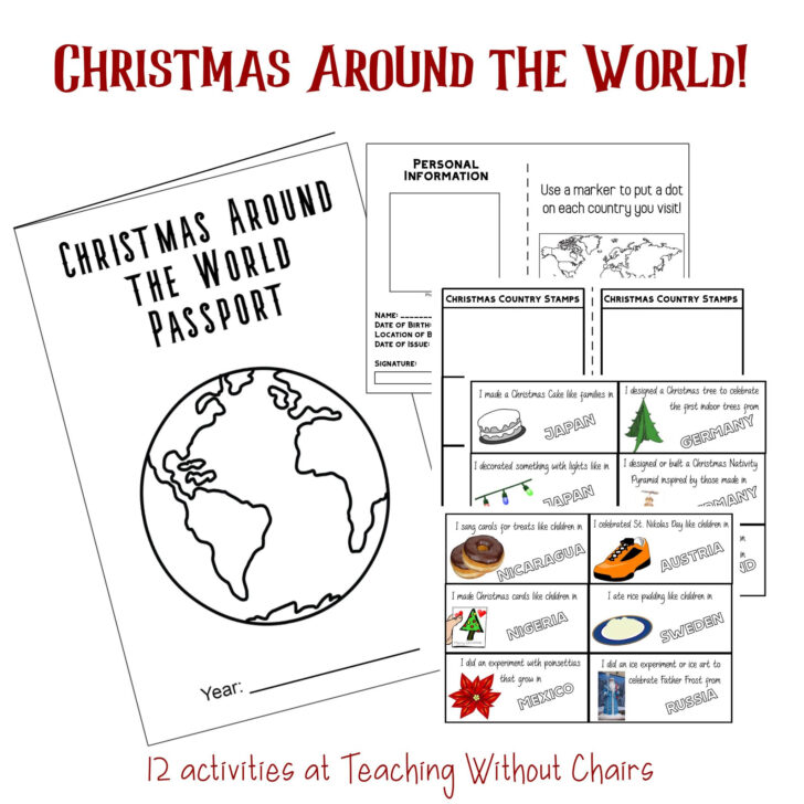Free Printable Christmas Around the World Worksheets