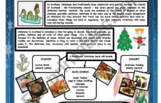 Christmas Around The World - Part 5 - Scotland (B&amp;W Version in Christmas Celebrations Around The World Worksheets