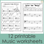 Christmas Bass Clef Note Reading Worksheets Intended For Printable Christmas Music Worksheets