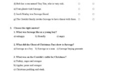 Christmas Carol : English Esl Worksheets Pdf &amp; Doc pertaining to Christmas Carol Worksheets Answers