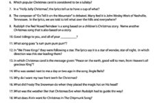 Christmas Carol Puzzles – The Button-Down Mind with Christmas Carol Riddle Worksheets