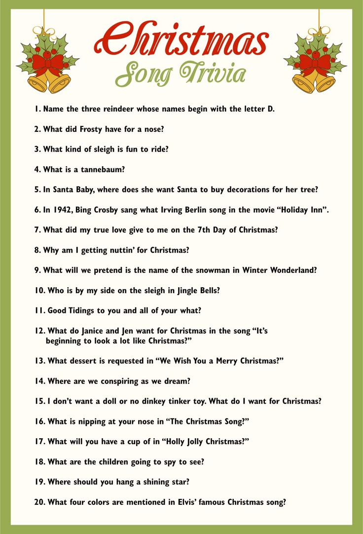 Christmas Carol Trivia - 15 Free Pdf Printables | Printablee with regard to Christmas Carol Trivia Worksheets
