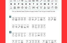Christmas Code Breaker Worksheet - Digital Download regarding Christmas Code Breaker Worksheets