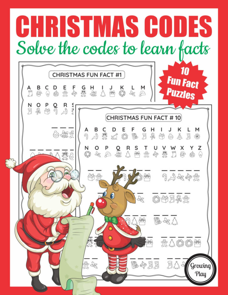 Christmas Crack the Code Worksheets