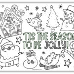 Christmas Coloring Activities For Kids   Free Printable For Christmas Worksheets Coloring Pages