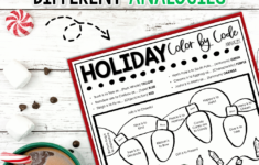 Christmas Coloring Activity - Colorword Analogy Ccss.l.5 regarding Christmas Analogies Worksheets Answers
