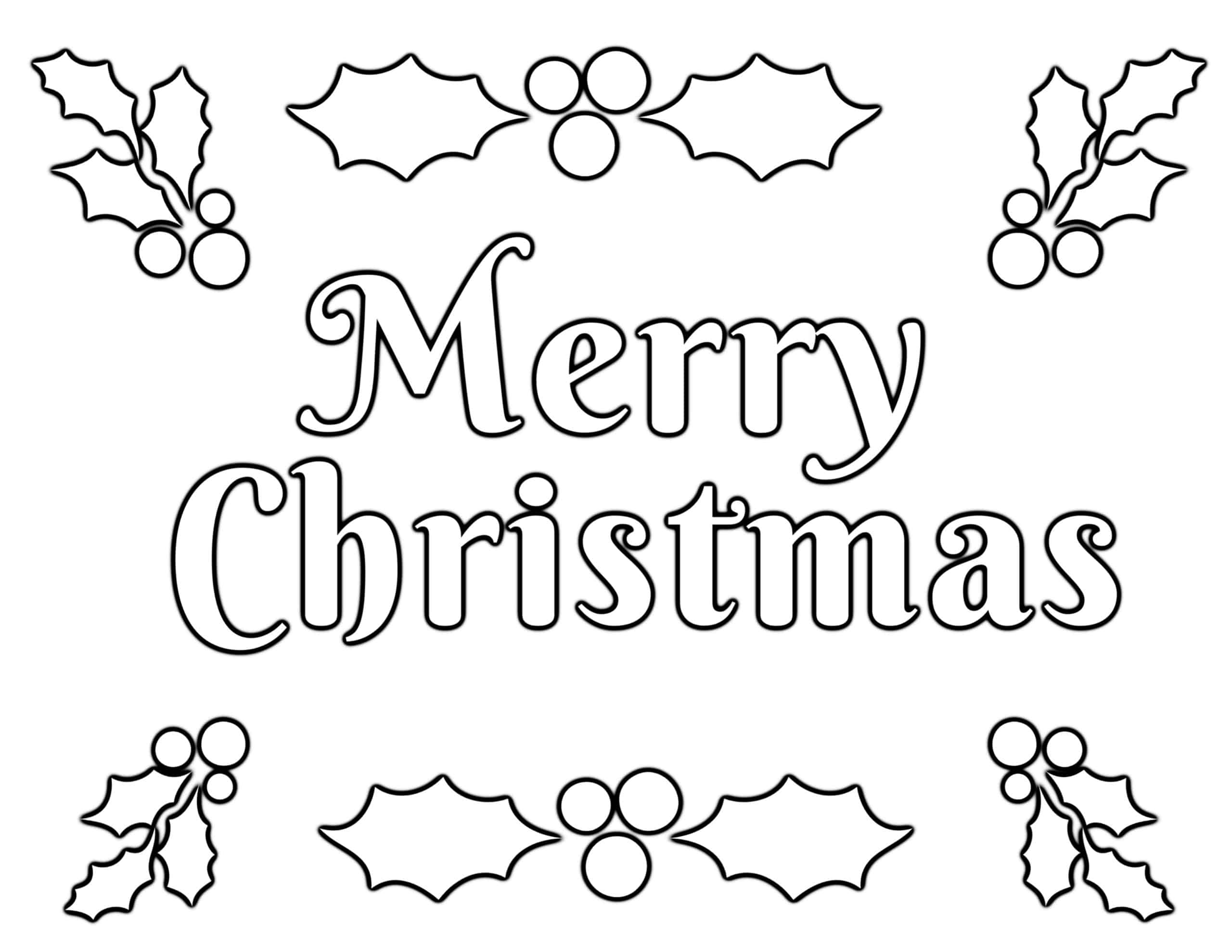 Christmas Coloring Pages For Kids (100% Free) Easy Printable Pdf with Merry Christmas Coloring Worksheets