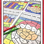 Christmas Coloring Pages Parts Of Speech Colornumber Code For Christmas Parts Of Speech Worksheets