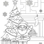 Christmas Coloring Worksheet For 1St Graders Intended For Christmas Coloring Worksheets For 1St Graders
