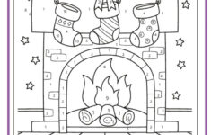 Christmas Colornumber Pages pertaining to Christmas Coloring Math Worksheets